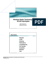 Wireless Radio Technology WLAN Topology