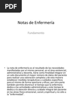 Notas de Enfermería