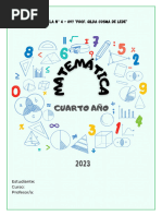 Cuarto Año Matemática 2023