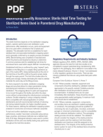 STERIS Maximizing-Sterility-Assurance Article