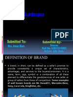 Brand Marketing Management