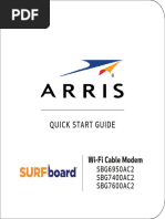 Arris Sbg6950ac2 Sbg7400ac2 Sbg7600ac2 QSG