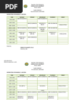 Class Schedule