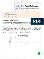 Analog Communication - Pulse Modulation