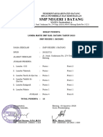 Biodata Peserta Mapsi Spensa 2023