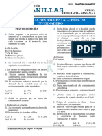 Geografía - Semana 5 - Contaminacion Ambiental - Efecto Invernadero