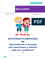 15 de Abril. Religion