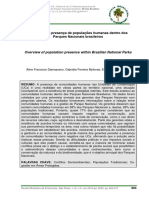 Panorama Da Presenca de Populacoes Humanas Dentro