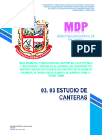 Informe de Canteras