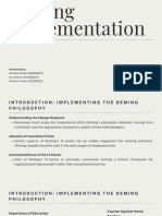 Deming Implementation