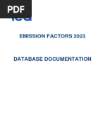 IEA Methodology Emission Factors 2023