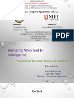 Semantic Web and E-Intelligence