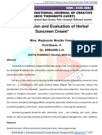 Sunscreen Formulation