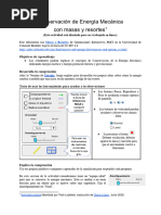 Laboratorio Virtual Conservación de Energía Mecánica Con Masas y Resortes