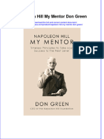 Read Online Textbook Napoleon Hill My Mentor Don Green Ebook All Chapter PDF