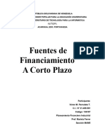 Fuentes de Financiamiento A Corto Plazo