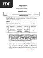 Evaluación Parcial Primera Parte