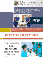 Cuidados de Enfermeria en El Postoperatorio