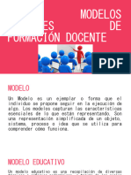 Modelos Actuales de Formación Docente