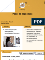 Poder de Negociação: Liderança