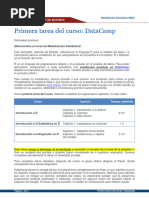 Primera Tarea Del Curso - DataCamp
