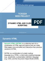 5 - Dynamic HTML and Client-Side Scripting