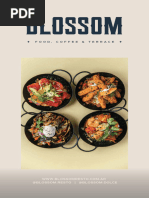 Menu Blossom San Isidro