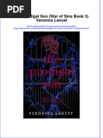 Read Online Textbook The Prodigal Son War of Sins Book 3 Veronica Lancet Ebook All Chapter PDF