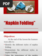 Napkinfoldingppt