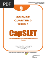 Science Quarter 3 Week 4: Capslet