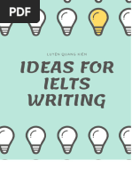 Ideas For IELTS Writing (Kien)