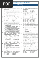 Most Excerpted Questions NEET 2024 Chemistry