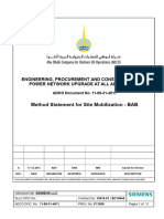 Method Statement For Site Mobilization - BAB