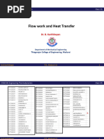 Flow Work and Heat Transfer: Dr. B. Karthikeyan