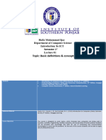 Week 1 Lec (1) BSCS 1st