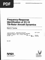 Frequency-Response Identification of XV-15 Tilt-Rotor Aircraft Dynamics