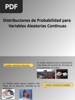 Presentación 6. Distribuciones de Probabilidad Continuas Licenciaturas