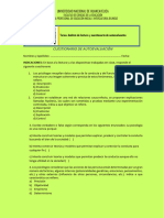 Sesión 3. Cuestionario de Autoevaluación