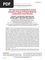 Self-Supervised Learning-Based General Laboratory Progress Pretrained Model For Cardiovascular Event Detection