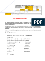 Simplificación de Proposiciones - 1