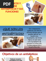 Antisepticos y Tipos de Antisepticos y Sus Funciones. 1