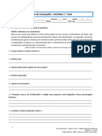 Teste de História Raiz 7º Ano PDF