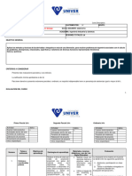 Carta Descriptiva Calculo Vectorial