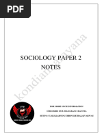 Sociology Paper 2 Complete Notes - Https