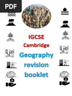 IGCSE Geography Revision Booklet