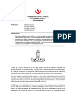 Caso Aplicativo 1 - Tacama