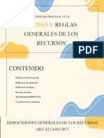 Reglas Generales de Los Recursos