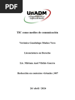 TIC Como Medios de Comunicación