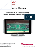 Pioneer Plasma TV - ScanBoard & ICs Removal Re Installation Guide