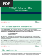 TECNIS Eyhance IOLs Clinical Pearls